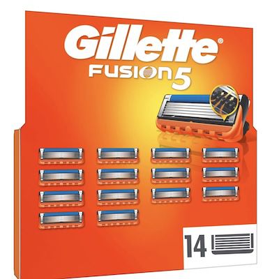 🔝🪒 14x Gillette Fusion5 Rasierklingen für 37,14€ (statt 44€)