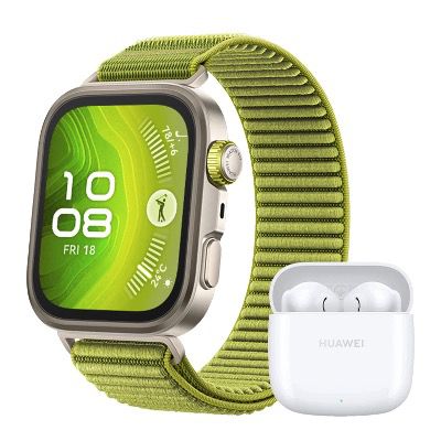 ⌚ Huawei Watch FIT 4 Pro in Green inkl. Freebuds SE 2 für 193,50€ (statt 243€)