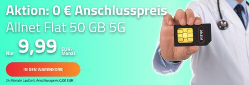 Dr. SIM 📱 Vodafone Allnet 50GB 9,99€ 🫵 70GB 12,99€ 🫵 100GB 14,99€ mtl.