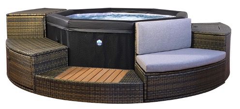🌴 NetSpa Octopus Outdoor Whirlpool 👙 für 4 6 Personen für 1.026,50€ (statt 1.299€)