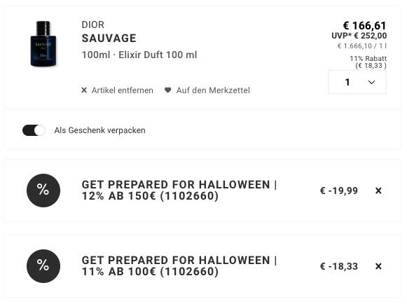 🌸 100ml Dior Sauvage Elixir Parfum für den Herren ➡️ für 131,78€ (statt 166€) 🌸 100ml Dior Sauvage Elixir Parfum für den Herren ➡️ für 131,78€ (statt 166€)