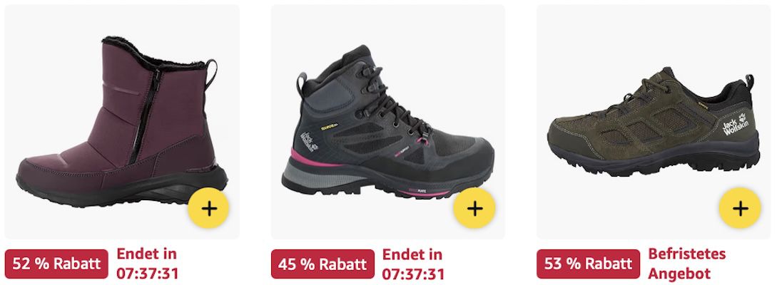 🧥🧤👟 Amazon: Jack Wolfskin Produkte stark reduziert z.B. Softshelljacke ab 50€ (statt 67€)