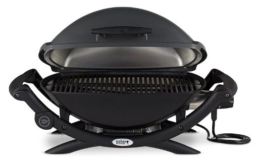 🧨 Weber Q2400 Elektrogrill 🥩 mit 2200 Watt und Seitentischen ➡️ für 379€ (statt 509€)