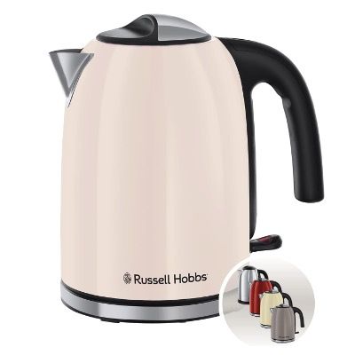 Russell Hobbs Wasserkocher in Cremeweiß mit 1,7L für 24,99€ (statt 53€)