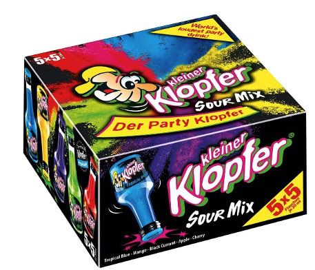🎉 Kleiner Klopfer Sour Mix mit 25 Likören 😜 in 5 Geschmäckern für 7,99€ (statt 17€)
