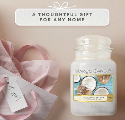 623g Yankee Candle Duftkerze Coconut Splash im Glas für 22,48€ (statt 28€)