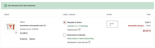 🎨 3x ALPINA Weiß Wand-Innenfarbe 10 Liter für 67,47€ (statt 90) 🎨 3x ALPINA Weiß Wand Innenfarbe 10 Liter für 67,47€ (statt 90)