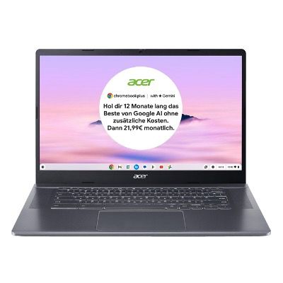 💻 ACER Chromebook Plus 515 15,6″ mit Core i3 für 302€ (statt 499€) – MediaMarkt App