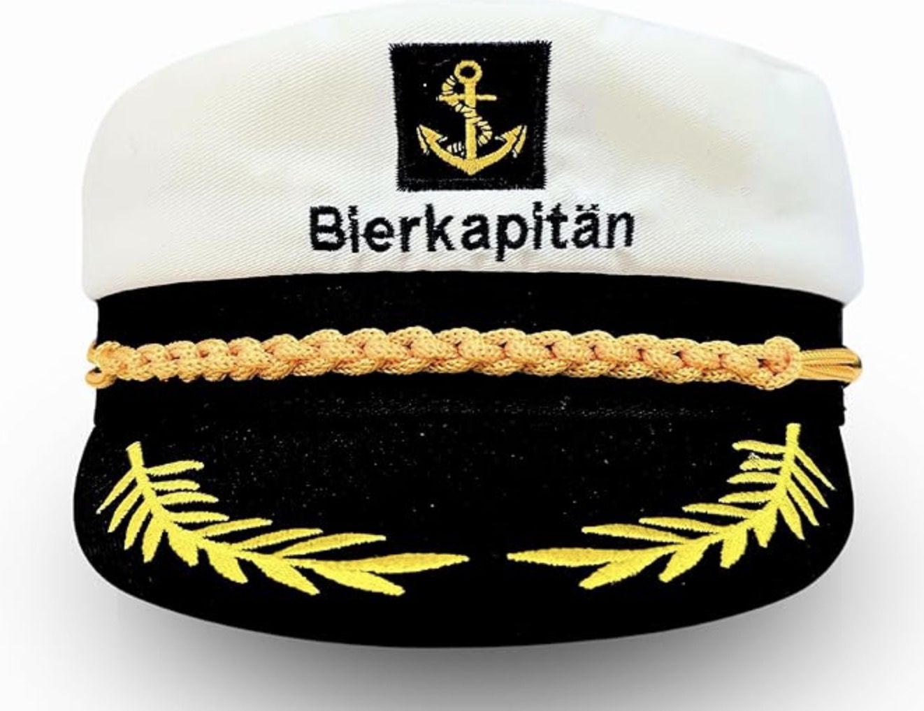 🍺 Kapitänsmütze Bierkapitän für Party oder Junggesellenabschied etc für 9,99€