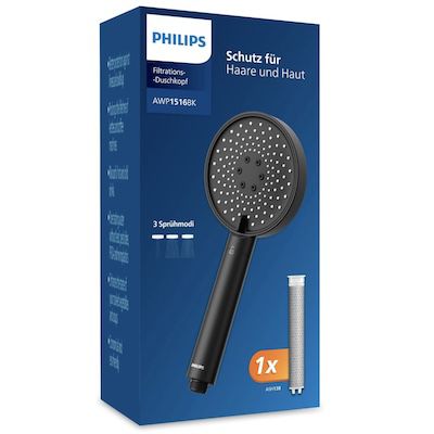🚿 Philips Water Duschkopf mit 5,9 l/Min & Filter für 22,99€ (statt 27€)