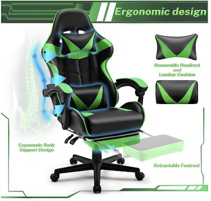 🪑 Soontrans Gaming Stuhl mit Fußstütze für 79,29€ (statt 130€) 🪑 Soontrans Gaming Stuhl mit Fußstütze für 79,29€ (statt 130€)
