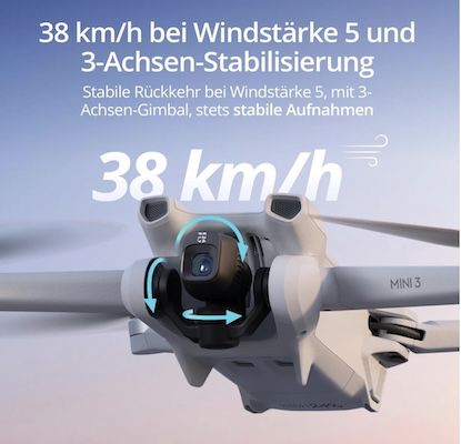 🚁 DJI Mini 3    ultraleichte faltbare Drohne für 268€ (statt 326€)