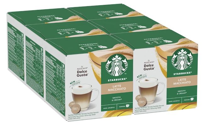 72x Latte Macchiato by Nescafé Dolce Gusto Kaffeekapseln für 28,30€ (statt 35€) 72x Latte Macchiato by Nescafé Dolce Gusto Kaffeekapseln für 28,30€ (statt 35€)