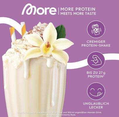 🇩🇪💪🏻 600g MORE Vanille-Eiscreme Protein für 26,29€ (statt 33€) 🇩🇪💪🏻 600g MORE Vanille Eiscreme Protein für 26,29€ (statt 33€)