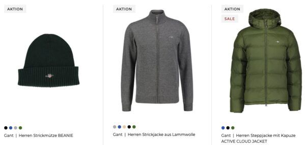 🇺🇸 GANT Steppjacke mit Kapuze ACTIVE CLOUD JACKET in Grün oder Blau für 196,15€ (statt 255€) 🇺🇸 GANT Steppjacke mit Kapuze ACTIVE CLOUD JACKET in Grün oder Blau für 196,15€ (statt 255€)