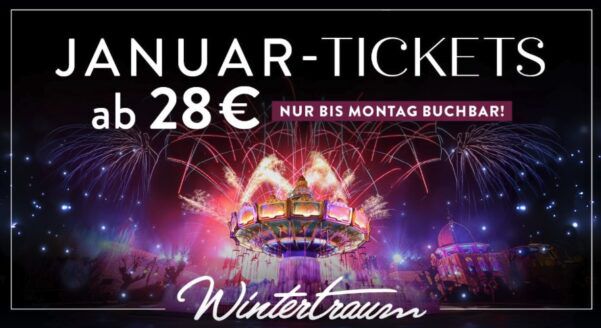 ⛄ Wintertraum-Tickets für das Phantasialand ❄️ jetzt buchen ab 29€ (statt 78€) ⛄ Wintertraum Tickets für das Phantasialand ❄️ jetzt buchen ab 29€ (statt 78€)