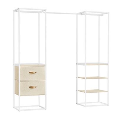 🏠 SONGMICS Kleiderständer mit 2 Schubladen und 4 Ablagen in Naturbeige für 59,99€ (statt 80€) 🏠 SONGMICS Kleiderständer mit 2 Schubladen und 4 Ablagen in Naturbeige für 59,99€ (statt 80€)