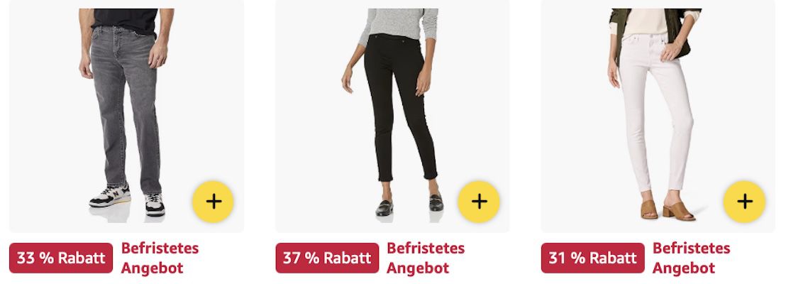 👖🩳👕 Amazon Essentials Kleidung stark reduziert z.B. Athletic-Fit-Stretchjeans für 17,89€ (statt 27€) 👖🩳👕 Amazon Essentials Kleidung stark reduziert z.B. Athletic Fit Stretchjeans für 17,89€ (statt 27€)