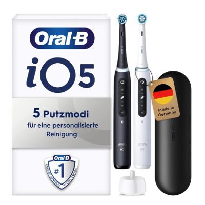🪥 Doppelpack Oral-B iO Series 5 Elektrische Zahnbürste für 99,99€ (statt 125€)