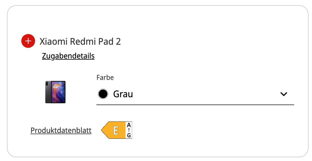 🧨 Xiaomi 15T 256GB + Redmi Pad 2 für 1€ + o2 Allnet 60GB für 19,99€ mtl. ➡️ eff. mit Gewinn! 🧨 Xiaomi 15T 256GB + Redmi Pad 2 für 1€ + o2 Allnet 60GB für 19,99€ mtl. ➡️ eff. mit Gewinn!