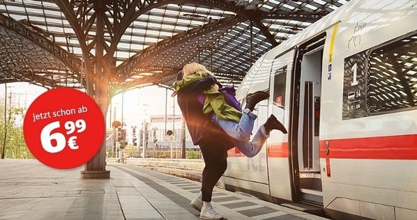 🚝 Deutsche Bahn Sparpreis Aktion ab 6,99€ ➡️ in 2. Klasse bei kurzen Strecken 🚝 Deutsche Bahn Sparpreis Aktion ab 6,99€ ➡️ in 2. Klasse bei kurzen Strecken