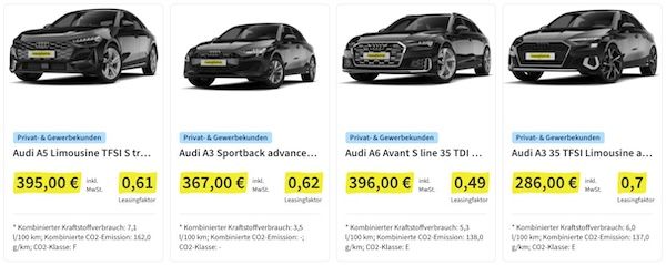 🚘 Audi Gebrauchtwagen Wochen bis 16. Februar ➡️ Jahreswagen im Leasing