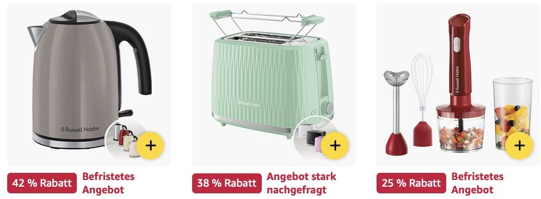 👨🍳 Amazon: Russell Hobbs Sale auf Produkte 👉🏻 Smoothie Maker für 22€ (statt 35€) 👨🍳 Amazon: Russell Hobbs Sale auf Produkte 👉🏻 Smoothie Maker für 22€ (statt 35€)