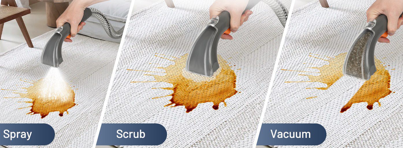 🧼 Emphsism Waschsauger / Polsterreiniger mit 400W & 12kPa für 53,40€ (statt 89€)