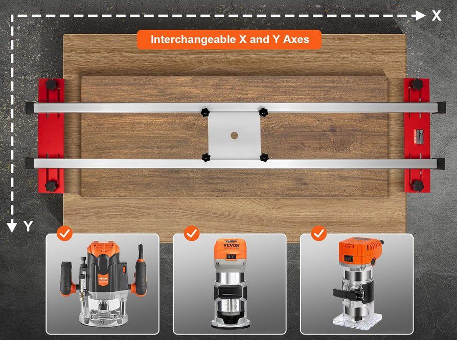🪵 VEVOR Frässchlitten (1.625 mm) mit einstellbarer Höhe für 145,35€ (statt 180€)