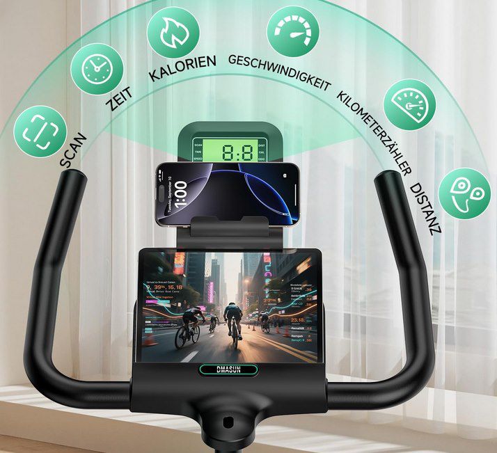🚴‍♂️ DMASUN 8732F Heimtrainer mit 15kg Schwungrad für 120€ (statt 195€)