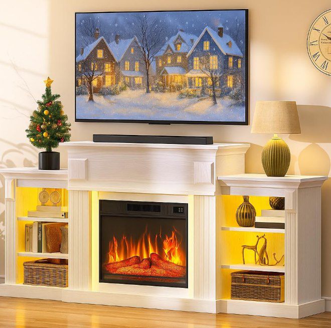 🔥 YITAHOME TV Ständer & Elektrokamin mit RGB Beleuchtung für 180€ (statt 300€)
