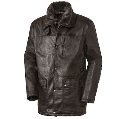 🧥 Ross & Cole Herren Lederjacke lang aus Lamm Nappaleder für 139,30€ (statt 199€)