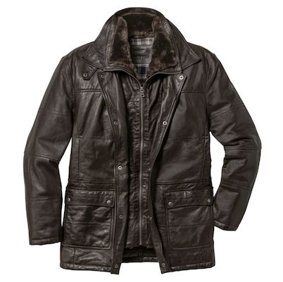🧥 Ross & Cole Herren Lederjacke lang aus Lamm-Nappaleder für 139,30€ (statt 199€)