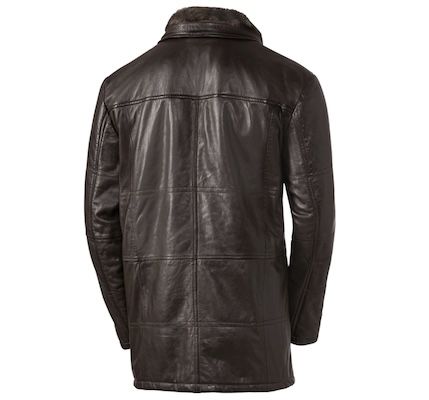 🧥 Ross & Cole Herren Lederjacke lang aus Lamm Nappaleder für 139,30€ (statt 199€)