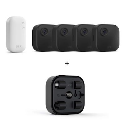 📷 4er Set Blink Outdoor 4 + Sync Module Core + Zusatzbatterie für 119,95€ (statt 193€)