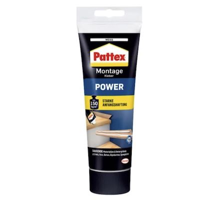 💪 Pattex Montagekleber Power in der Tube für 4,37€ (statt 6,29€) – Prime