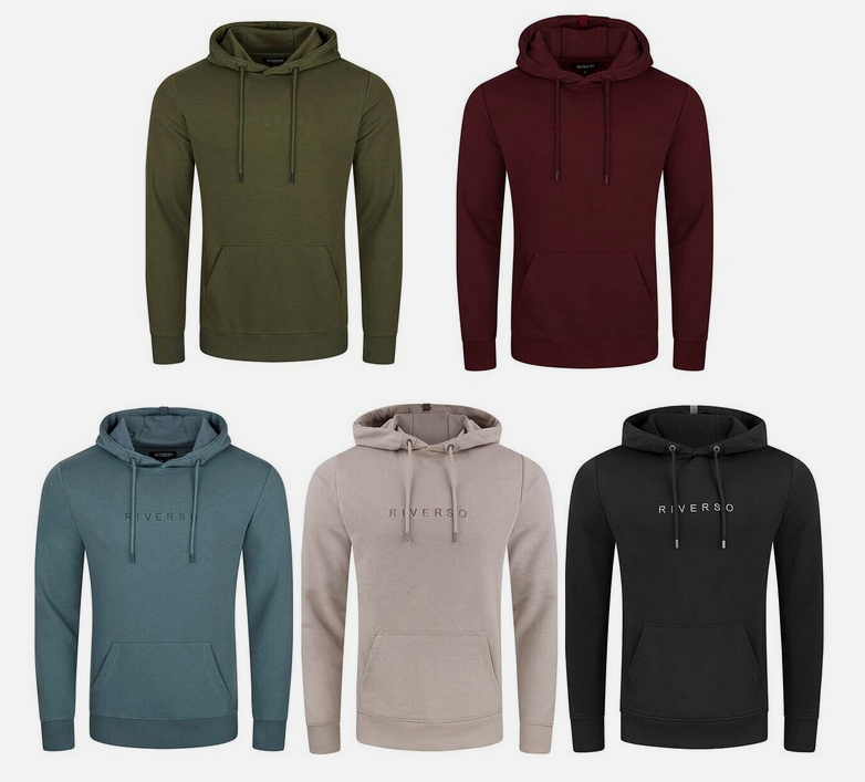 riverso RIVErik Herren Hoodie bis 5XL für je 19,99€ (statt 25€)