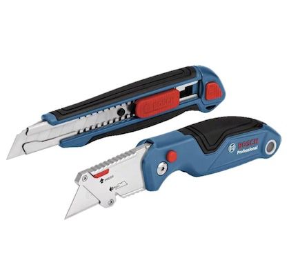 Bosch Professional Klappmesser & Profi Cuttermesser + Klingen für 17,99€ (statt 25€)