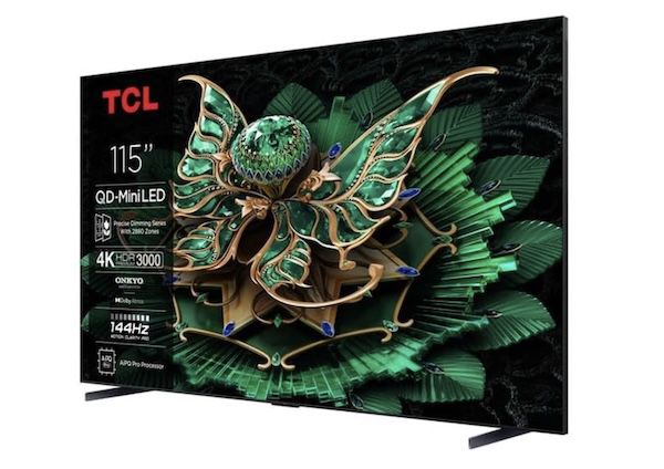 😍 TCL 115C7K   115 Zoll (!) QLED Mini LED Fernseher für 7.998€ (statt 8.999€)