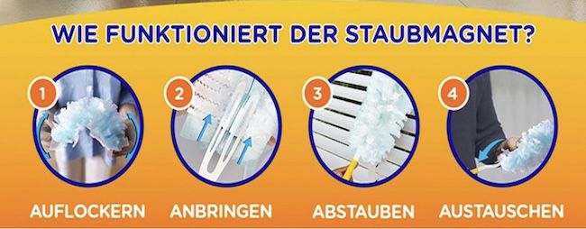 🧹 54er Pack Swiffer Staubmagnet Nachfüllpackung für 22,99€ (statt 27€) 🧹 54er Pack Swiffer Staubmagnet Nachfüllpackung für 22,99€ (statt 27€)