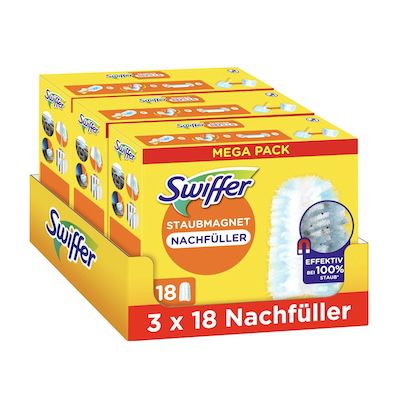 🧹 54er Pack Swiffer Staubmagnet Nachfüllpackung für 22,99€ (statt 27€)