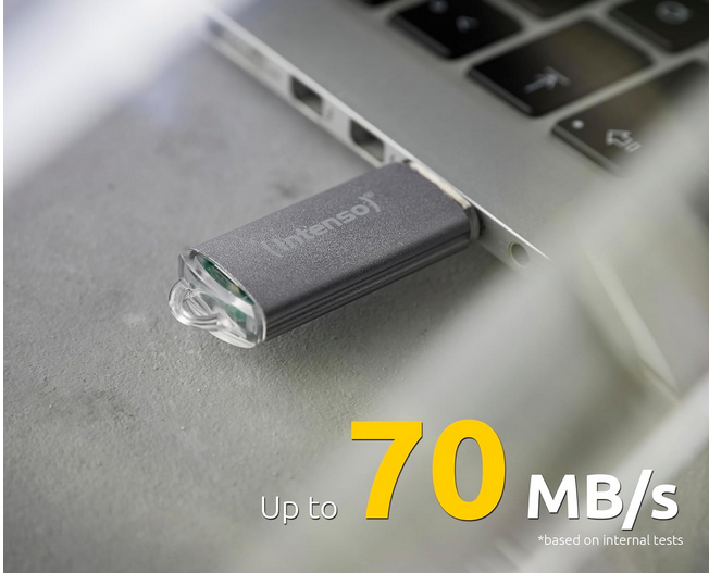 Intenso Jet Line silber USB 3.2 Speicherstick 128GB für 6,99€ (statt 15€)