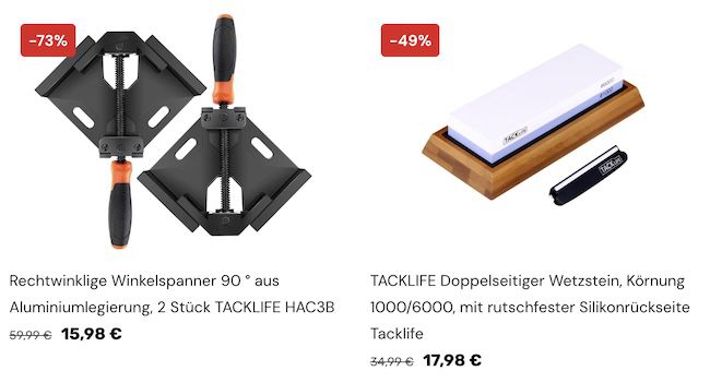 👨‍🔧 Tacklife bis  69% reduziert   z.B. Digitaler Messschieber 11,98€ (statt 22€)