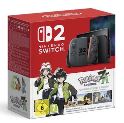 🎮 Nintendo Switch 2 + Pokémon-Legenden: Z-A für 471,56€ (statt 509€)