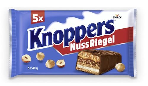 🤤 5er Pack Knoppers NussRiegel für nur 1,72€ (statt 2,49€)   Prime