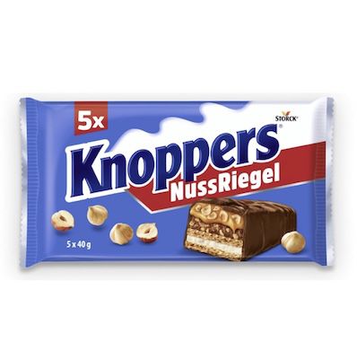 🤤 5er Pack Knoppers NussRiegel für nur 1,72€ (statt 2,49€) – Prime