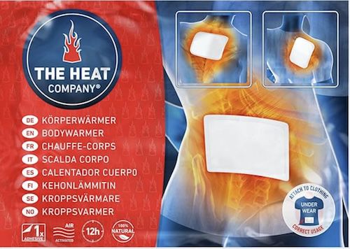 😩 20er Pack The Heat Company Bodywärmer Wärmepflaster ab 20,90€ (statt 26€)