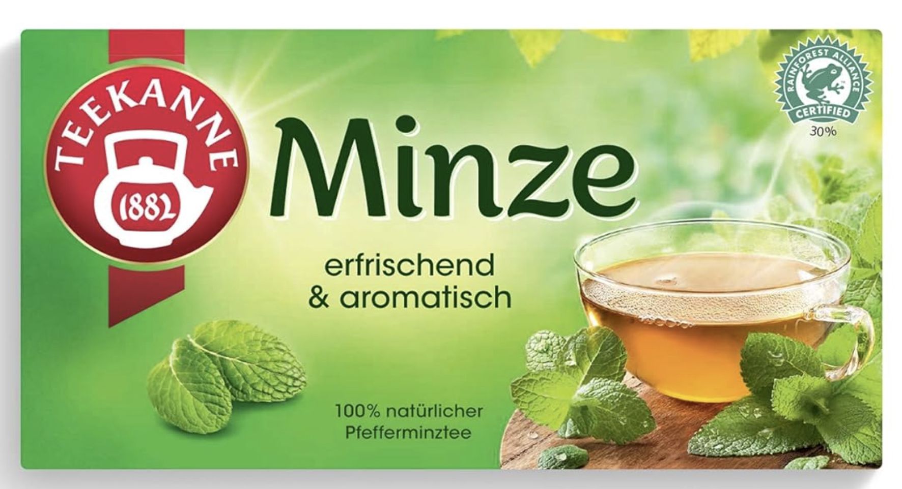 🫖 20er Pack Teekanne Minze ab 1,27€ (statt 2,19€)   Prime