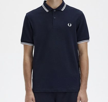 👕 Fred Perry Twin Tipped Poloshirt in Marineblau für 53,40€ (statt 81€)