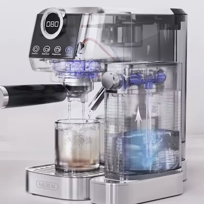 ☕️ HiBREW H13A halbautomatische Siebträgermaschine für 133,39€ (statt 179€)